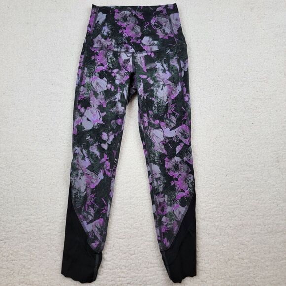 lululemon athletica Pants - Lululemon Wunder Under High-Rise Crop 23" Scallop Luxtreme Floral Shift Multi 2